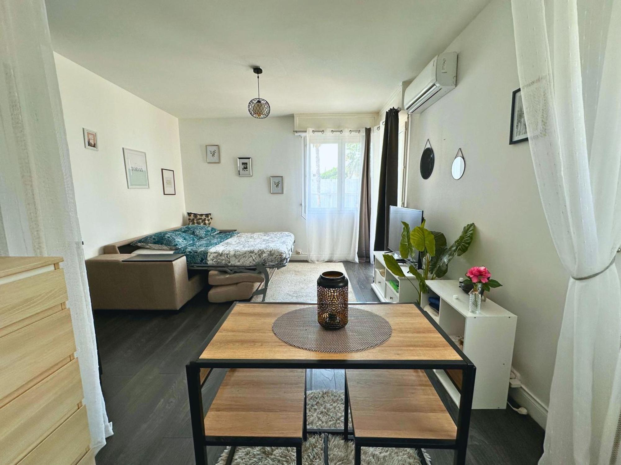 Cosy Palm Beach, Studio Pres De La Mer Et De La Croisette Cannes Buitenkant foto